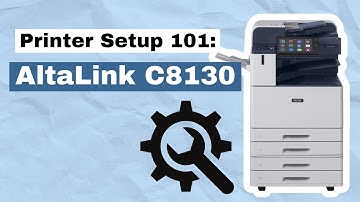 Printer Setup 101: AltaLink C8130 Locating Serial/Meter Reads