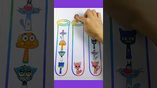 Sprunki OC: Catboy PJ Masks Gumball Darwin Watterson Oggy Pinkfong Challenge #sprunki #shorts