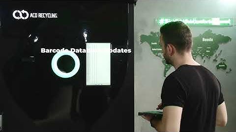Aco Recycling G-1 Smart Reverse Vending Machine Barcode Database #HighTechSolutionsforEnvironment
