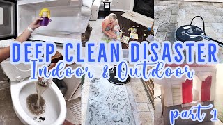 DEEP CLEAN HOUSE TRANSFORMATION / REAL LIFE CLEANING MOTIVATION / OUTDOOR CLEAN WITH ME