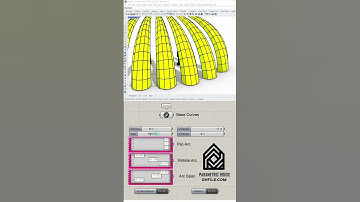 Rhino Grasshopper Lunchbox (Parametric Shade) #shorts