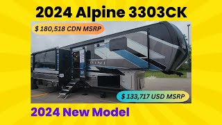 Luxury Living - 2024 Alpine 3303CK Luxury Fifth Wheel