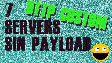 7 SERVERS SIN PAYLOAD-HTTP CUSTOM-PERSONAL ARGENTINA (7 DÍAS DE DURACIÓN)