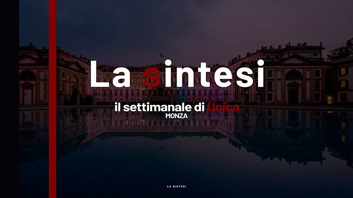 LA SINTESI MONZA 20/08/2023 - LE NOTIZIE DELLA SETTIMANA