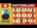 Switzerland Possible Squad For FIFA World Cup 2026 | Switzerland’s Squad for FIFA World Cup 2026