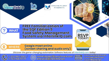 VISIT TrainingAce.org SQF Food Safety Management System