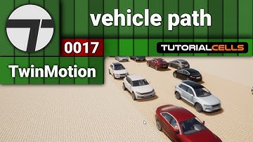 0017. vehicle path in twinmotion