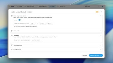 Fix Duplicates in Salesforce with Sweep | Lead-to-Account Matching & Contact Deduplication