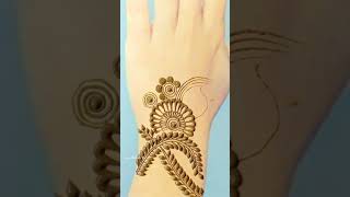 latest beautiful back hand Arabic mehndi design-gol tikki mehndi design-राखी त्यौहार मेहंदी डिजाइन