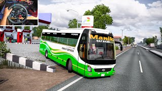 Smooth Hyundai Bus Driving #ets2 Logitech G29 Gameplay