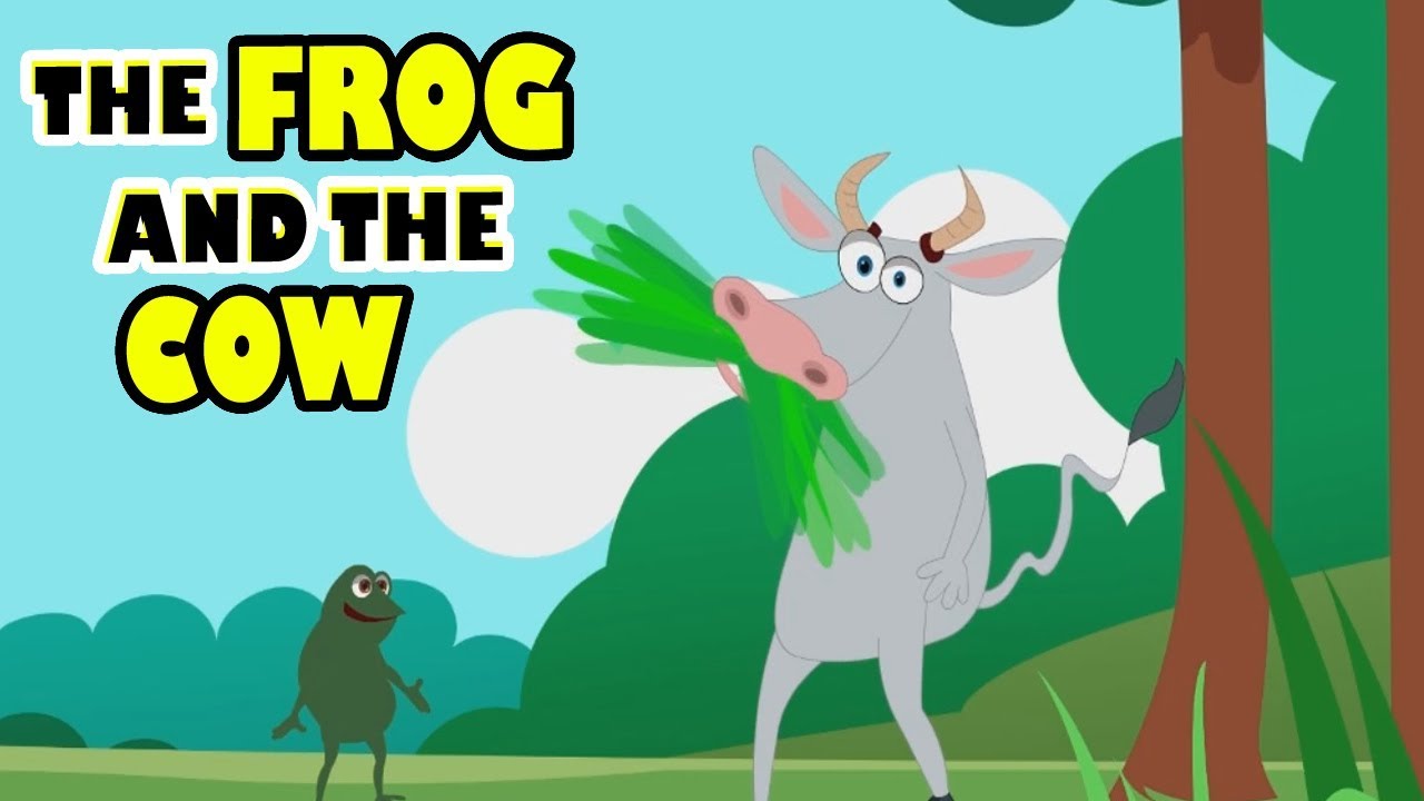 kids anka The Frog And The Cow | Animal & Jungle Story | Animated Cartoon Story For Kids | Kids Classroom
