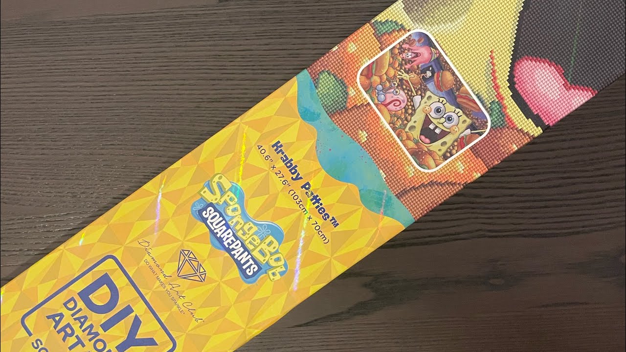 DAC Diamond Painting Unboxing 💎 „Krabbie Patties“