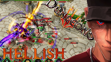 Dungeons 3 Mission 9 Hellish RUSH MEDAL HOW DID I DID IT!? - Storming of Dollaran