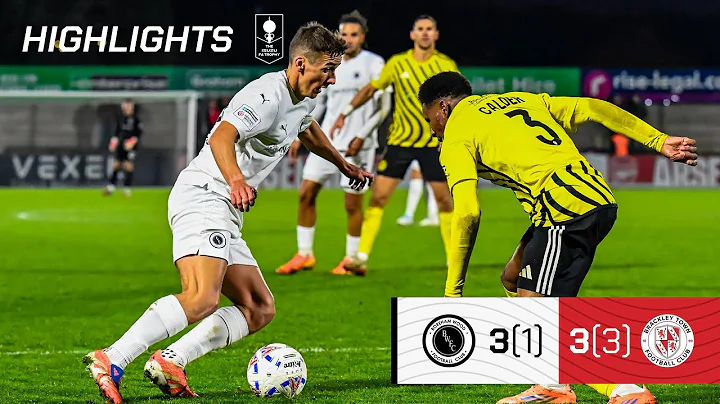 HIGHLIGHTS | Boreham Wood v Brackley Town (H) | ISUZU FA Trophy | 13 December 2025