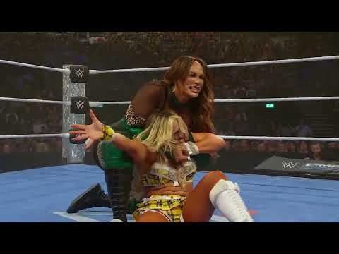 Tiffany Stratton Jade Cargill Vs Becky Lynch Nia Jax SmackDown Aug 22 2025
