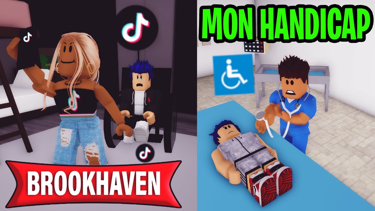 MA MÈRE PROFITE DE MON HANDICAP ♿ POUR FAIRE LE BUZZ SUR TIKTOK 📱 | ROBLOX BROOKHAVEN MINI FILM RP