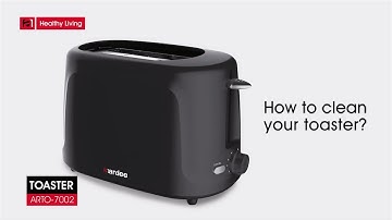 How to clean your toaster?