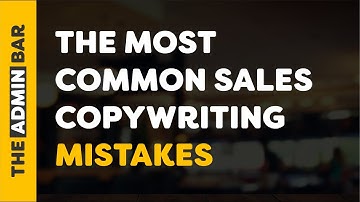 The Most Common Sales Copywriting Mistakes (TAB Shots)