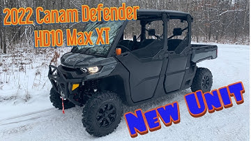 2022 Canam Defender HD10 Max XT New Unit Review!