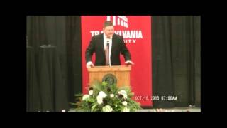 Transylvania University Pioneer HOF Induction 2015