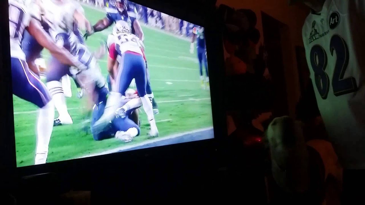 Patriot Fan Freak Out Reaction Over Super Bowl 49 Youtube