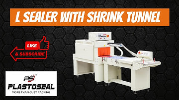 L Sealer with Shrink Tunnel for fast shrink wrapping