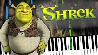 Shrek Songs Piano Medley (Theme, OST Soundtrack) Piano Cover (Sheet Music + midi) Synthesia Tutorial