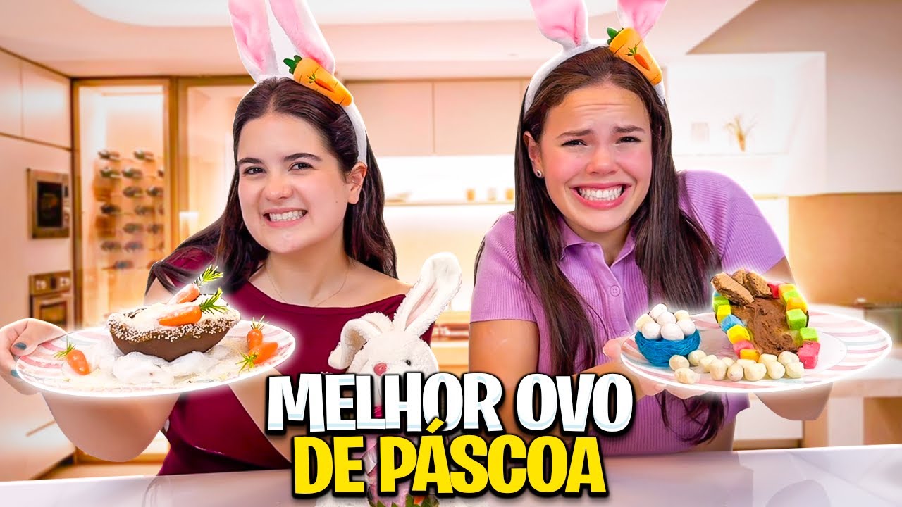 QUEM FAZ O MELHOR OVO DE PÁSCOA CHALLENGE com Carol Teixeira