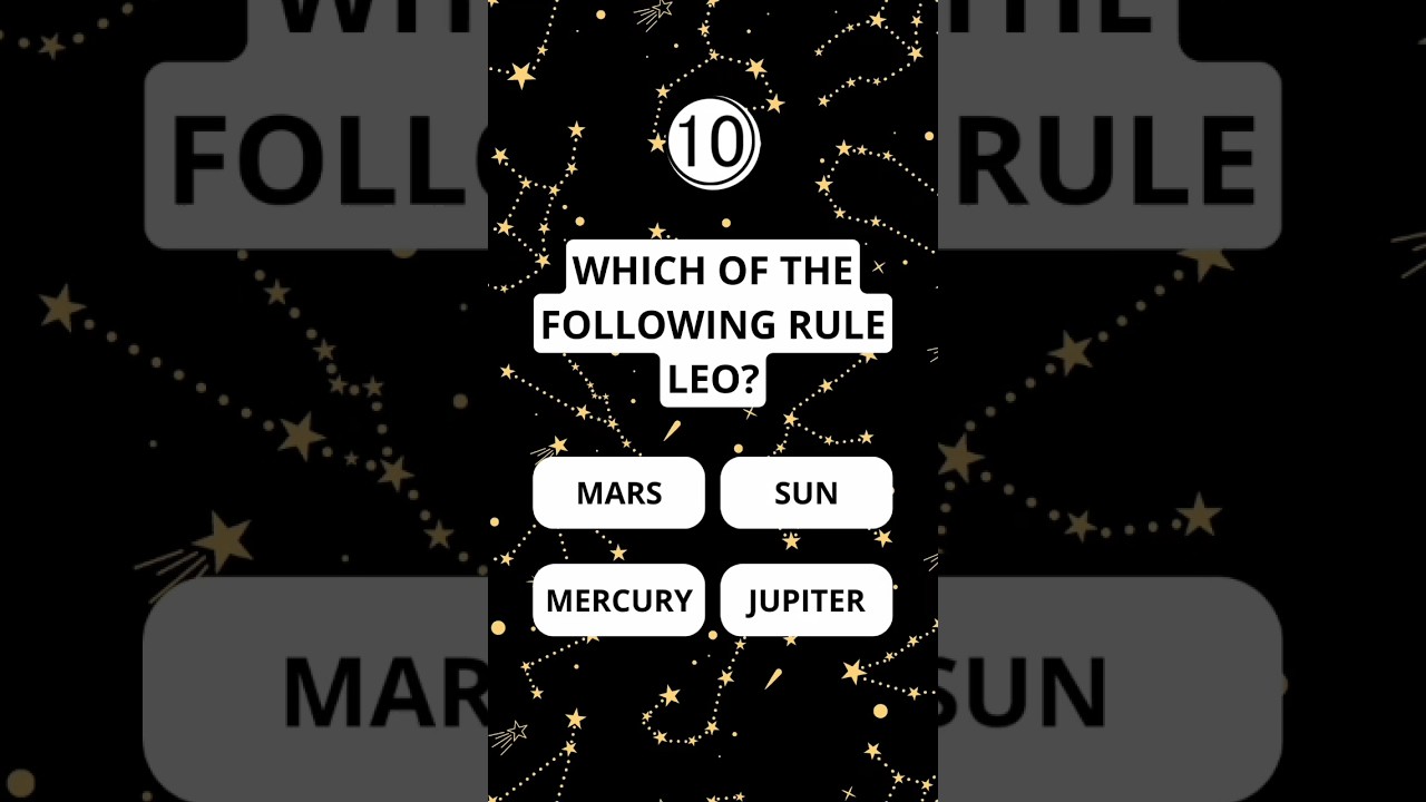 Which Planet Rules The Zodiac Sign Leo?