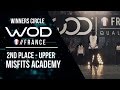 Misfits academy  2nd place upper  world of dance france qualifier  winners circle  wodfr17