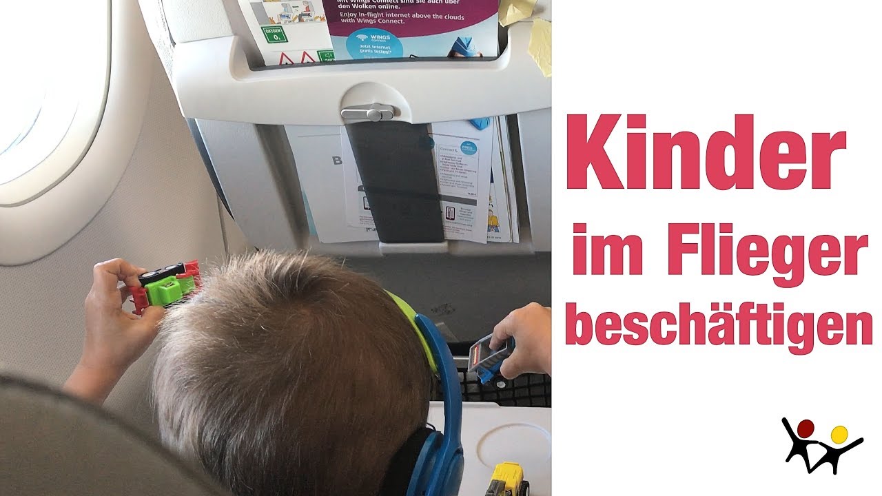 Fliegen mit Kindern | Kindern beschäftigen mit diesen 4 einfachen Tipps
