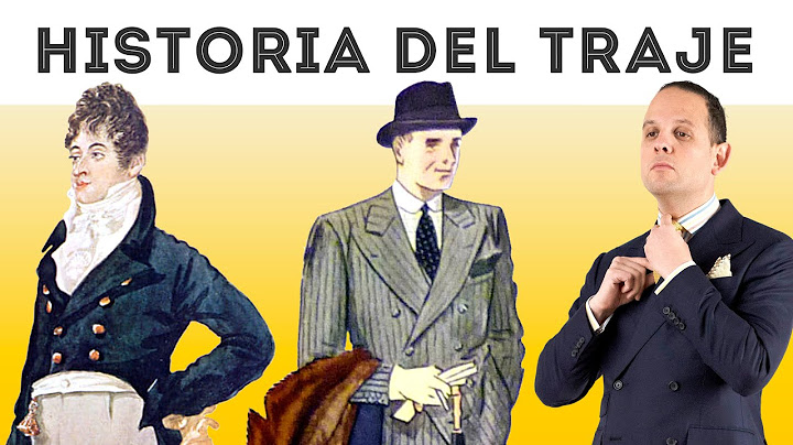 Historia del traje en 22 minutos:la evolución de la moda masculina desde el 1800 hasta la actualidad