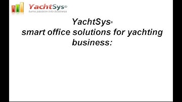 YachtSys® - The Yacht Charter Fleet & Broker Management System