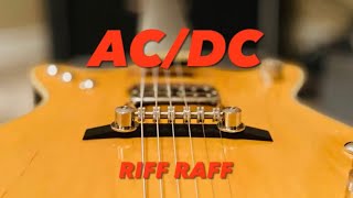 AC/DC Riff Raff (Malcolm Young Guitar Lesson)
