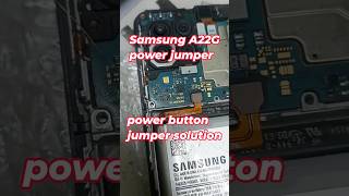 #samsung  #A22 5G power button not working#smartphone #shorts
