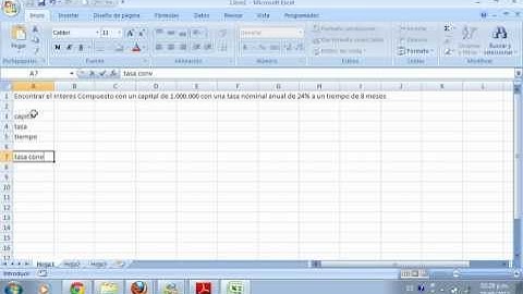 Interes Compuesto en Excel