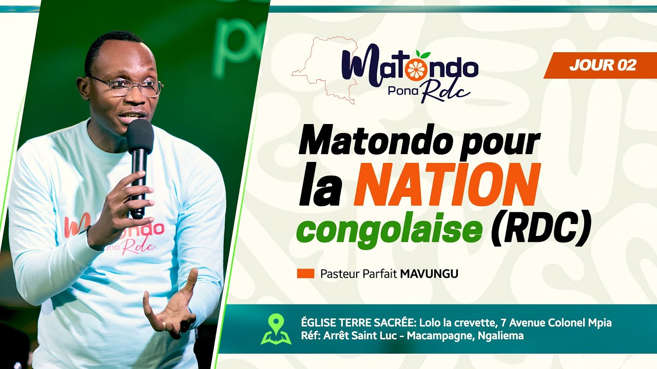 CONVENTION MATONDO 2024- JOUR2-MATONDO POUR LA NATION CONCOLAISE- PASTEUR PARFAIT MAVUNGU