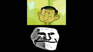 TROLL FACE. Mister Bean teacher animation #mrbean #shorts