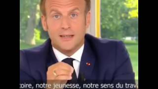 Discours de Macron : policiers et gendarmes «méritent la reconnaissance de la Nation» (14 juin 2020)