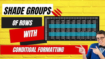 Mastering Conditional Formatting: How to Shade Groups of Rows in Excel