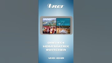 Control 4 Sources to 4 Screens in 4K! 🔄 HDMI Matrix (HDR, ARC, Audio Out) #hdmimatrix #tech #orei