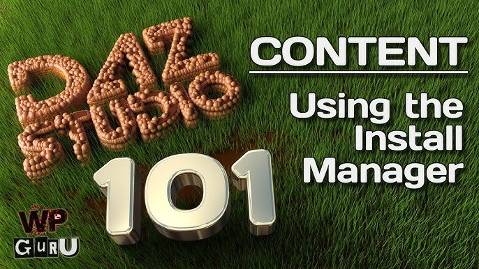 Daz Studio 101 Using Install Manager Youtube