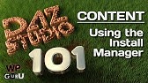 Tuto Daz Studio Install Zip Files With Daz Install Manager Youtube