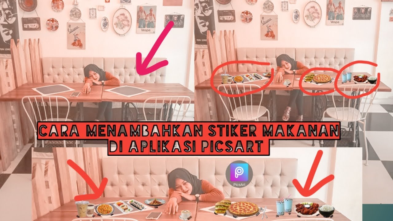 TUTORIAL EDIT  FOTO  STIKER  ALA NABILAZIRUS di aplikasi  