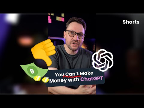 You Can't Make Money With ChatGPT… Forget it 👎