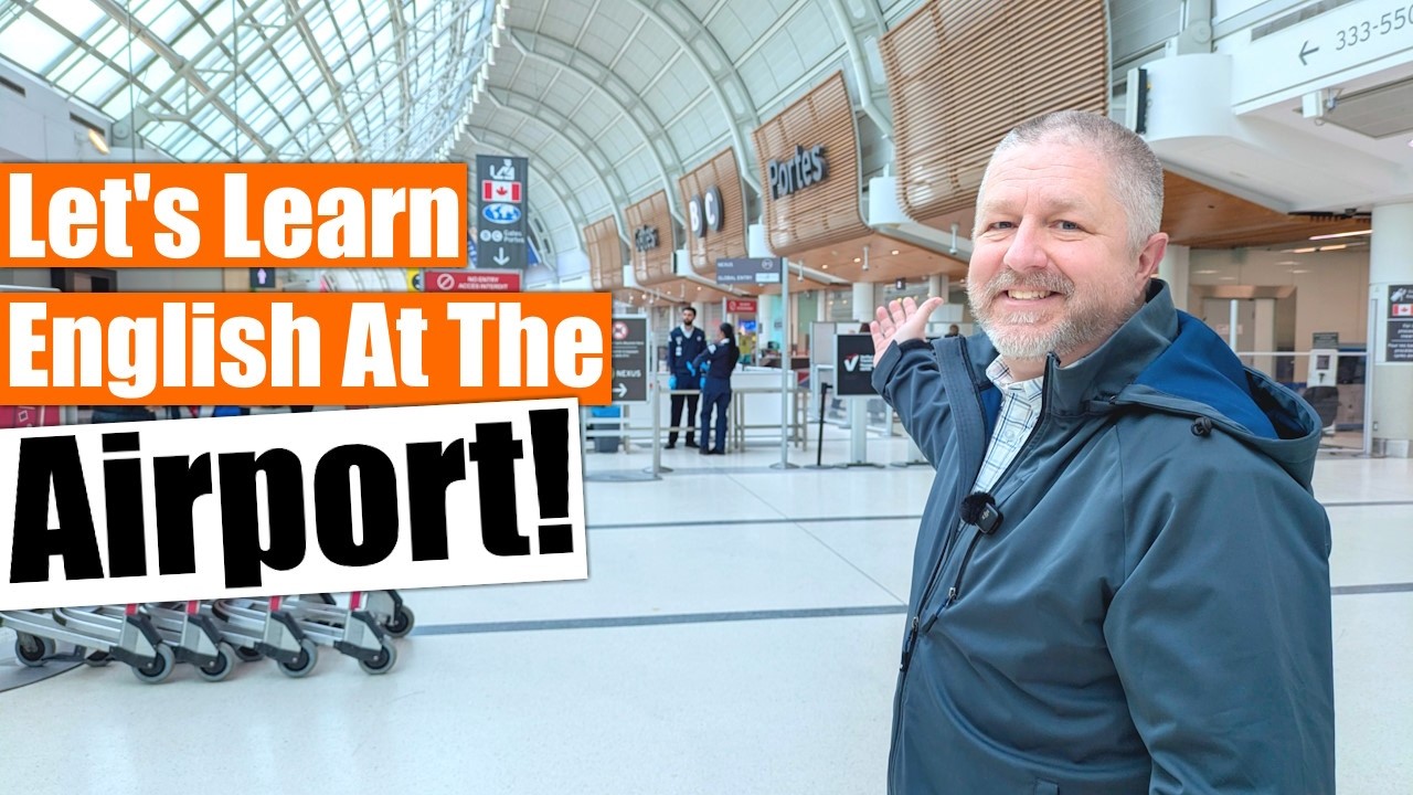 Let's Learn English at the Airport! ✈️👨‍✈️🛩️