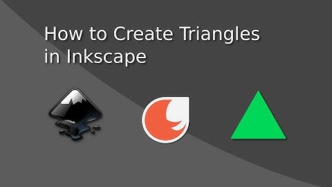 How to Create Triangles in Inkscape