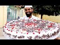 Black Forest Cake Recipe | Without Oven |25 Kgs Eggless Baking without Oven |Nawab's Kitchen