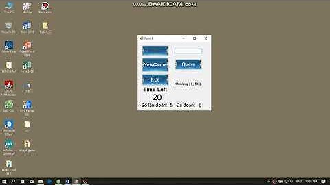 Test Game Guessing The Number - Đoán Số | Code with C# Winform