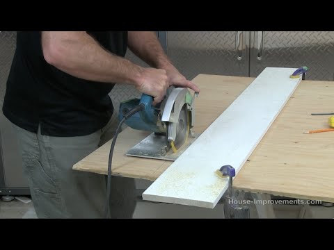 How To Make A Straight Cut Using A Circular Saw